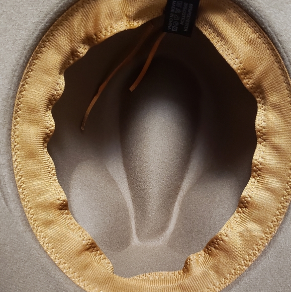 Panama hat in mocha with buckled belt unisex - Picture 6 of 7